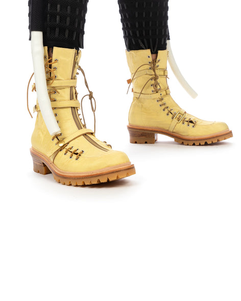 KANGHYUK | Aramid Strap Boots Yellow - Concrete