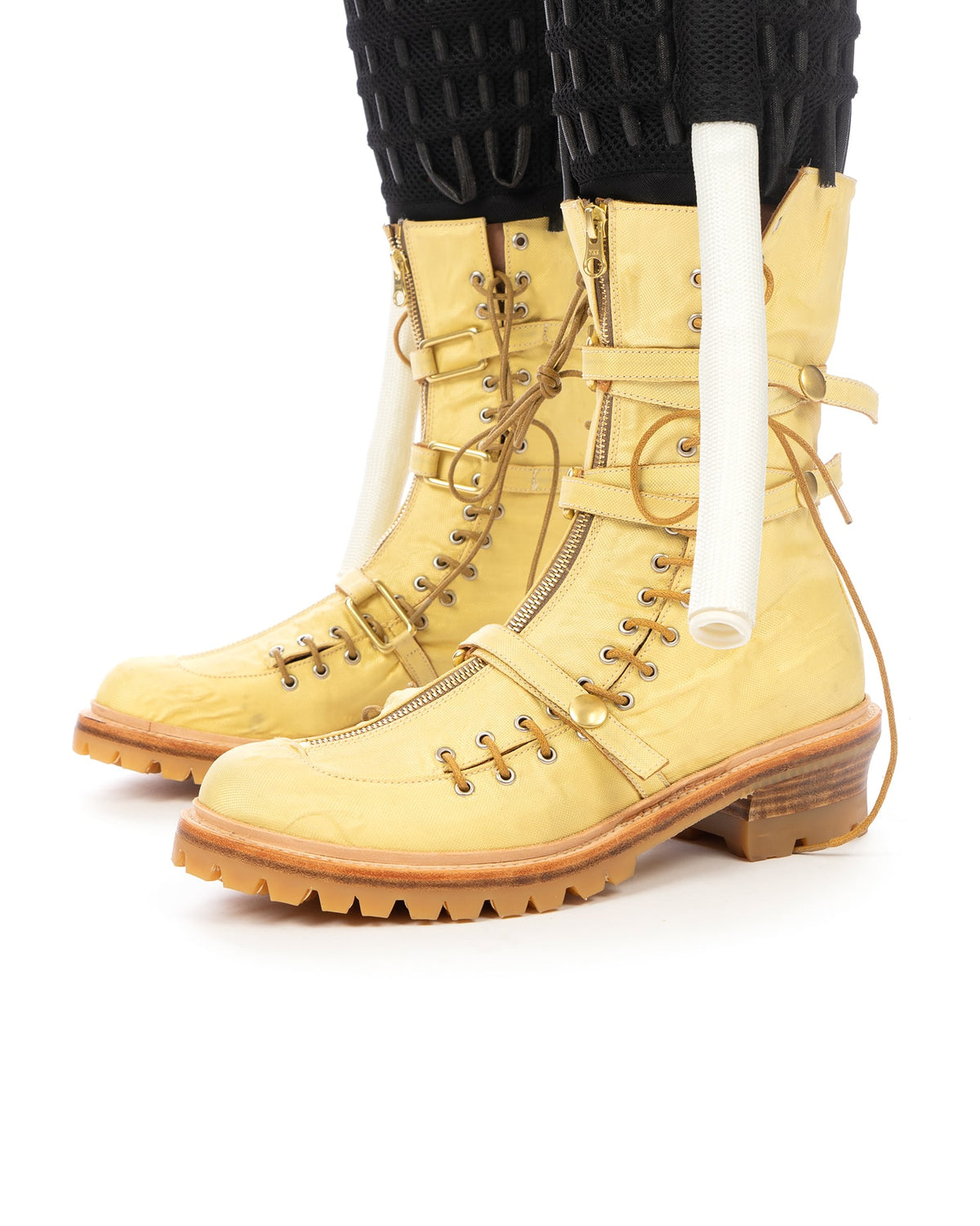 KANGHYUK | Aramid Strap Boots Yellow - Concrete