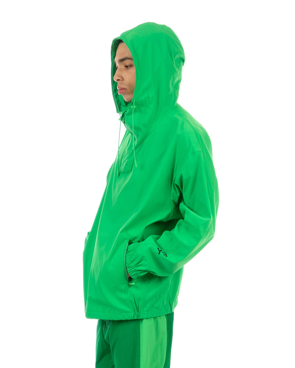 adidas Y-3 M CH2 Half-Zip Hoodie Semi Flash Lime HG6100 Concrete