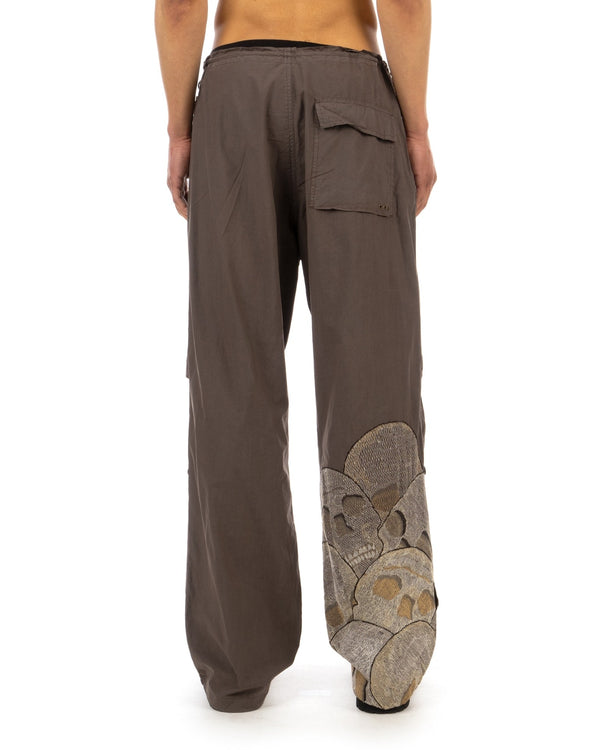 maharishi | 5134 Original Snopants Skulls Embroidery Charcoal - Concrete