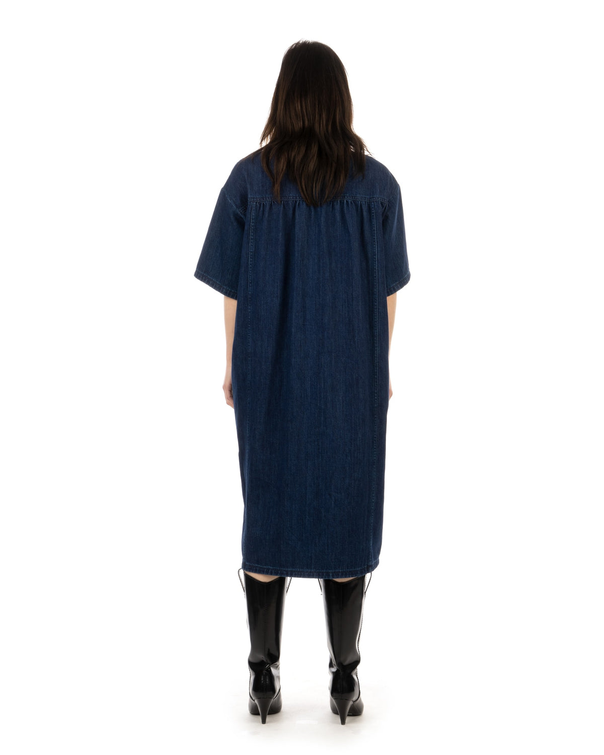 FACON JACMIN | Robyn Shirt Dress Navy - Concrete