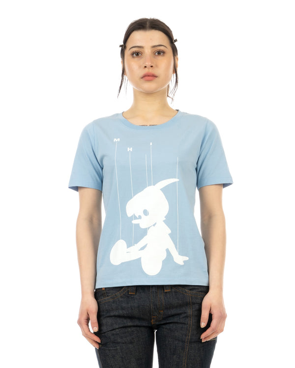 maharishi | x Emmaichai 9201 Pulling Strings T-Shirt Summer Blue - Concrete
