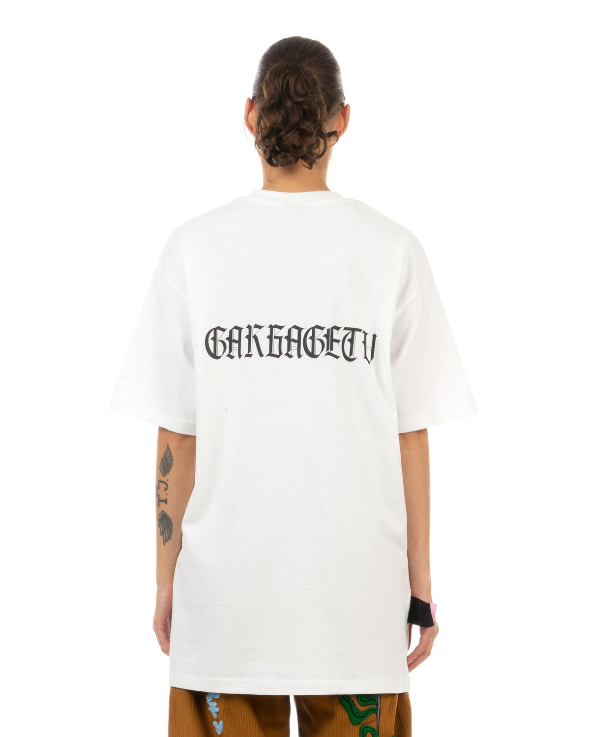 GarbageTV | Free The Mind T-Shirt White - Concrete