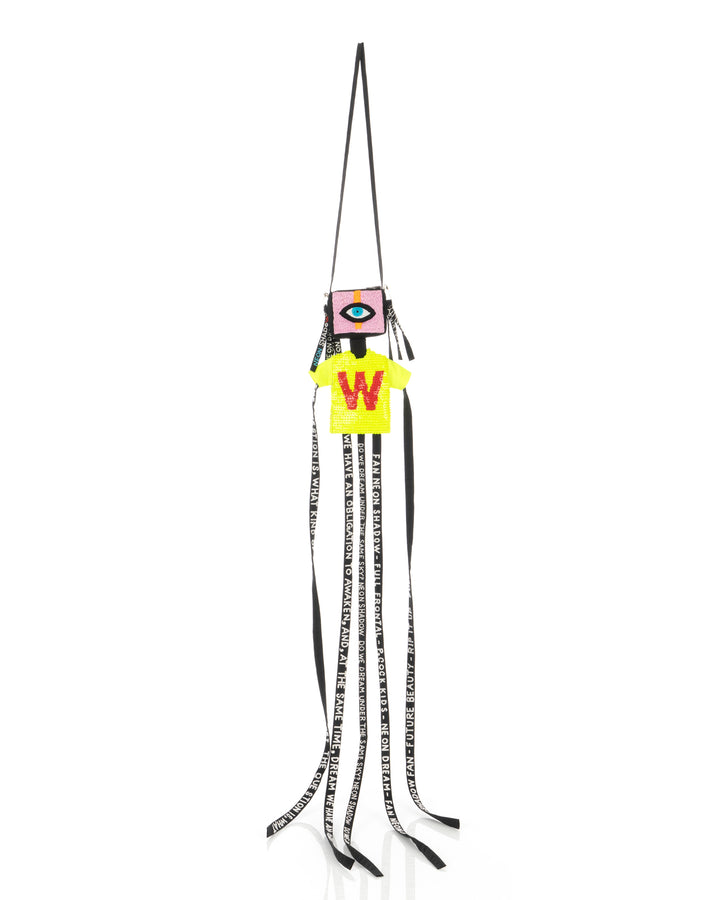 Walter Van Beirendonck | Neon Shadow Cardholder Doll Multi - Concrete