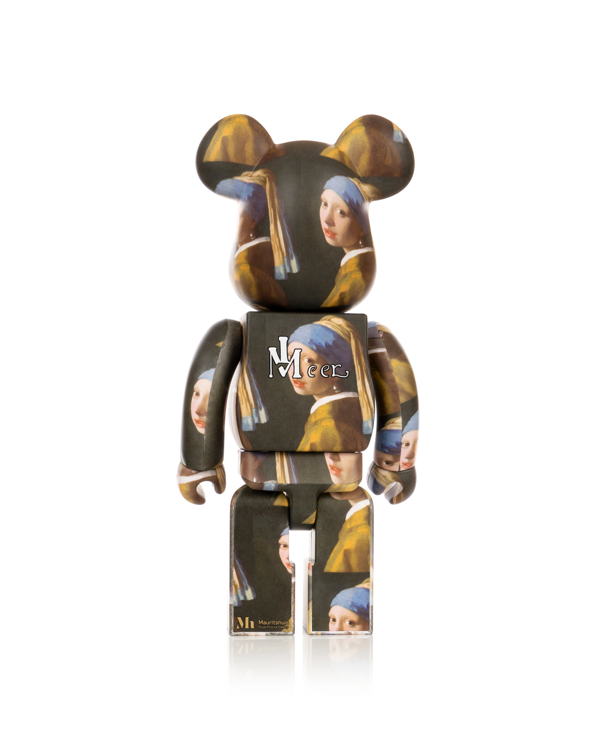 Medicom Toy | Be@rbrick 400% & 100% Johannes Vermeer; Girl With A Pearl Earring - Concrete
