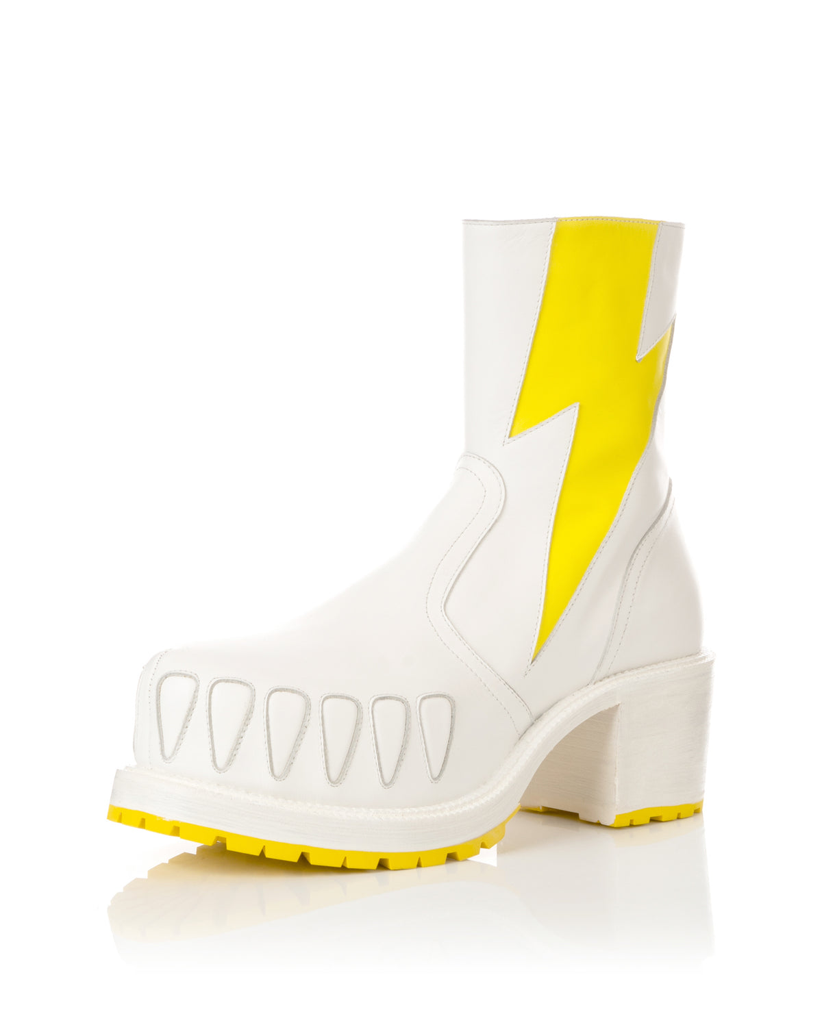Walter Van Beirendonck | Hyper Glam Boots Off White / Yellow - Concrete