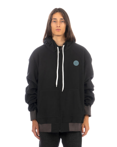 FACETASM | U Super Big Hoodie Black - Concrete