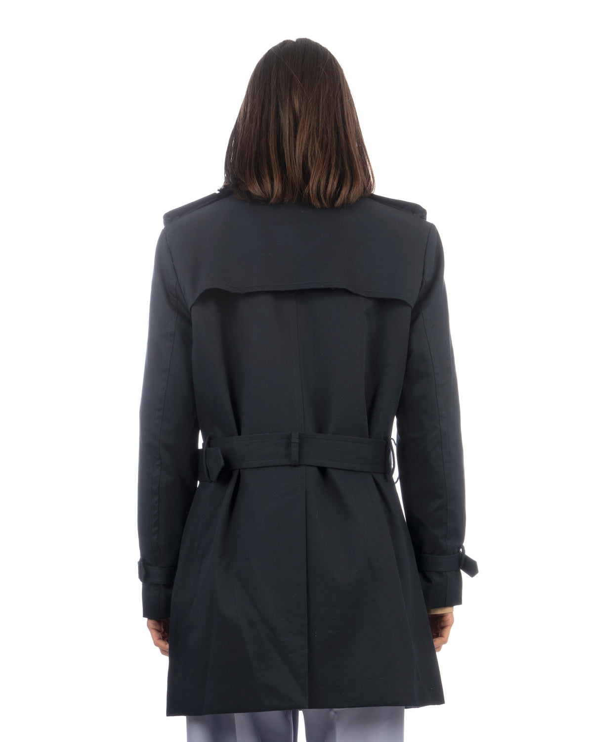 VIKTOR&ROLF | Double-Breasted Trench Coat Navy - Concrete