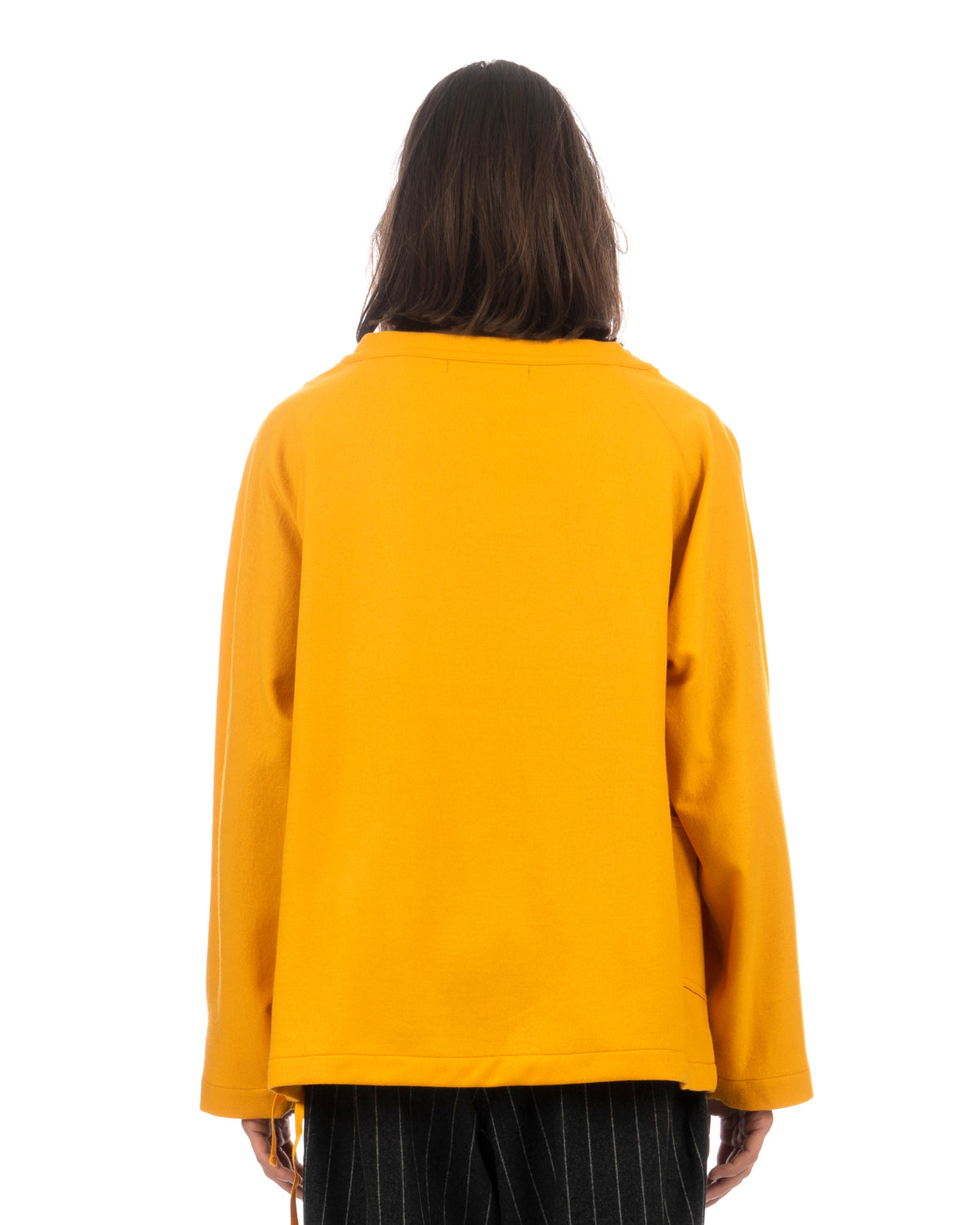 Haversack | Wide Neck Sweater Yellow - Concrete