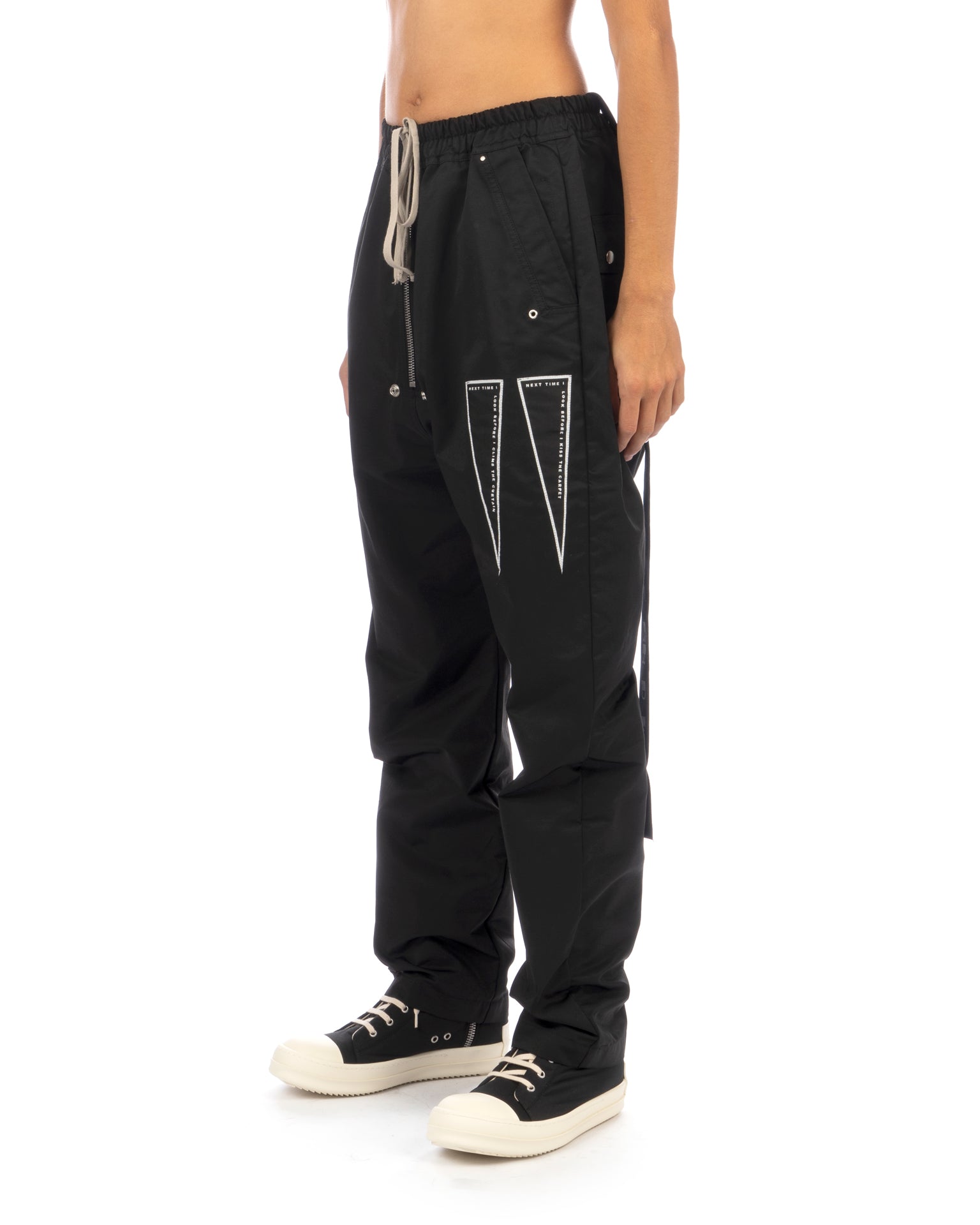 DRKSHDW by Rick Owens | Geth Bela Pants Black | Concrete