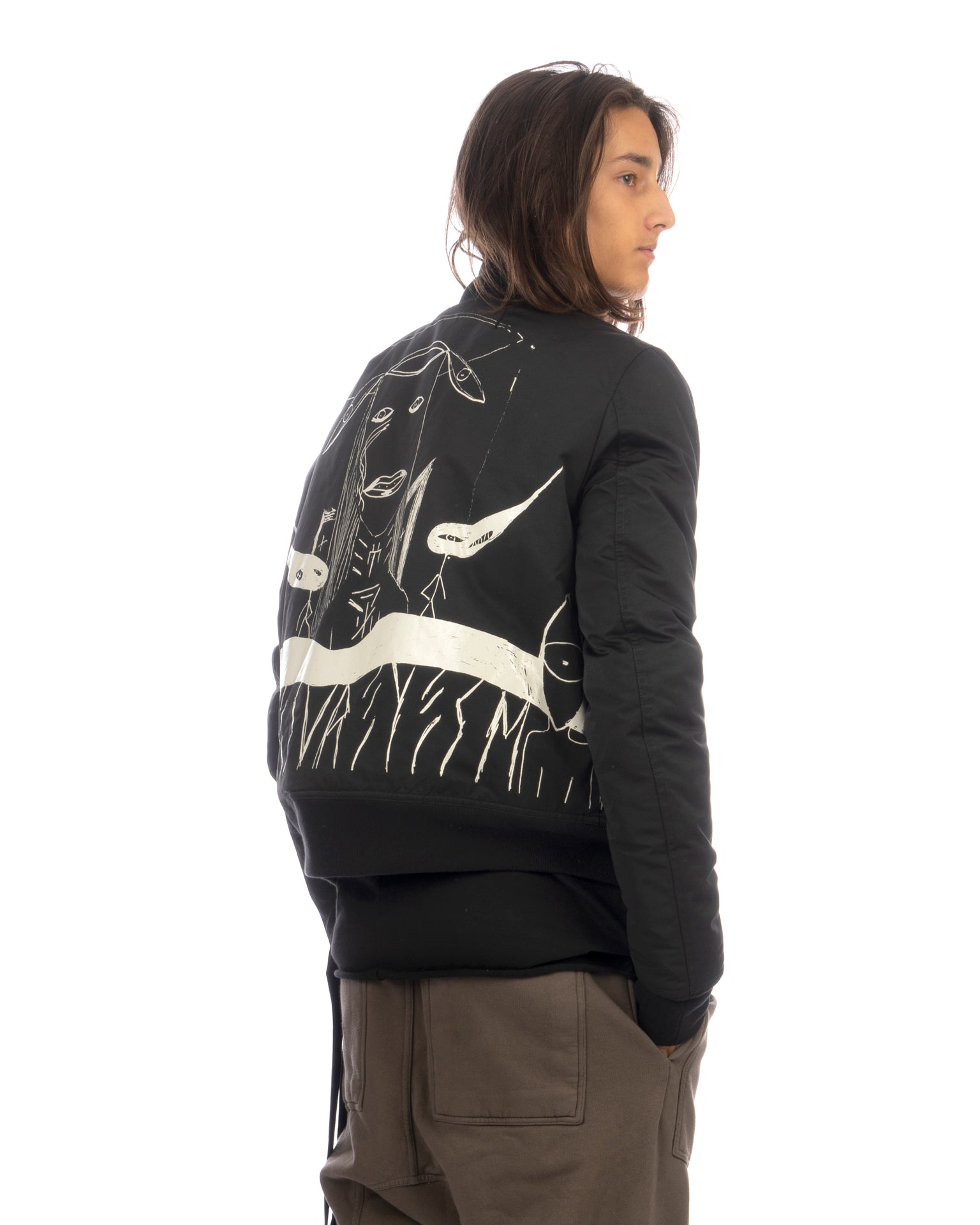 F/W2014 Rick Owens DRKSHDW bomber jacket F/W2014 Rick Owens DRKSHDW bomber jacket