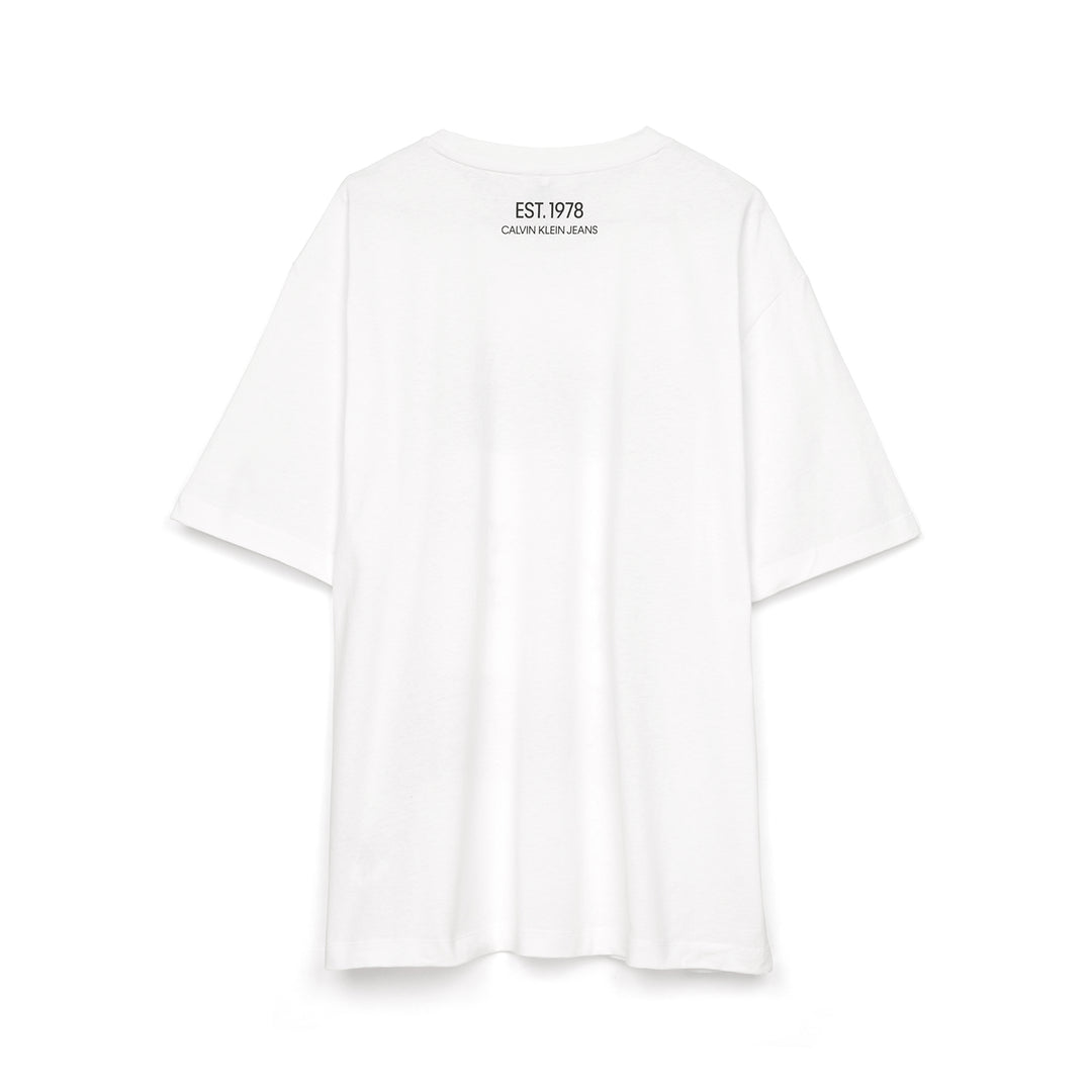 Calvin Klein Jeans Est. 1978 Stars Landscape T-Shirt Bright White - Concrete
