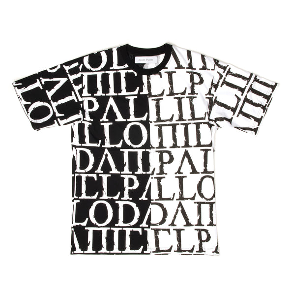 Daniel Palillo DP Print T-Shirt Black/White - Concrete