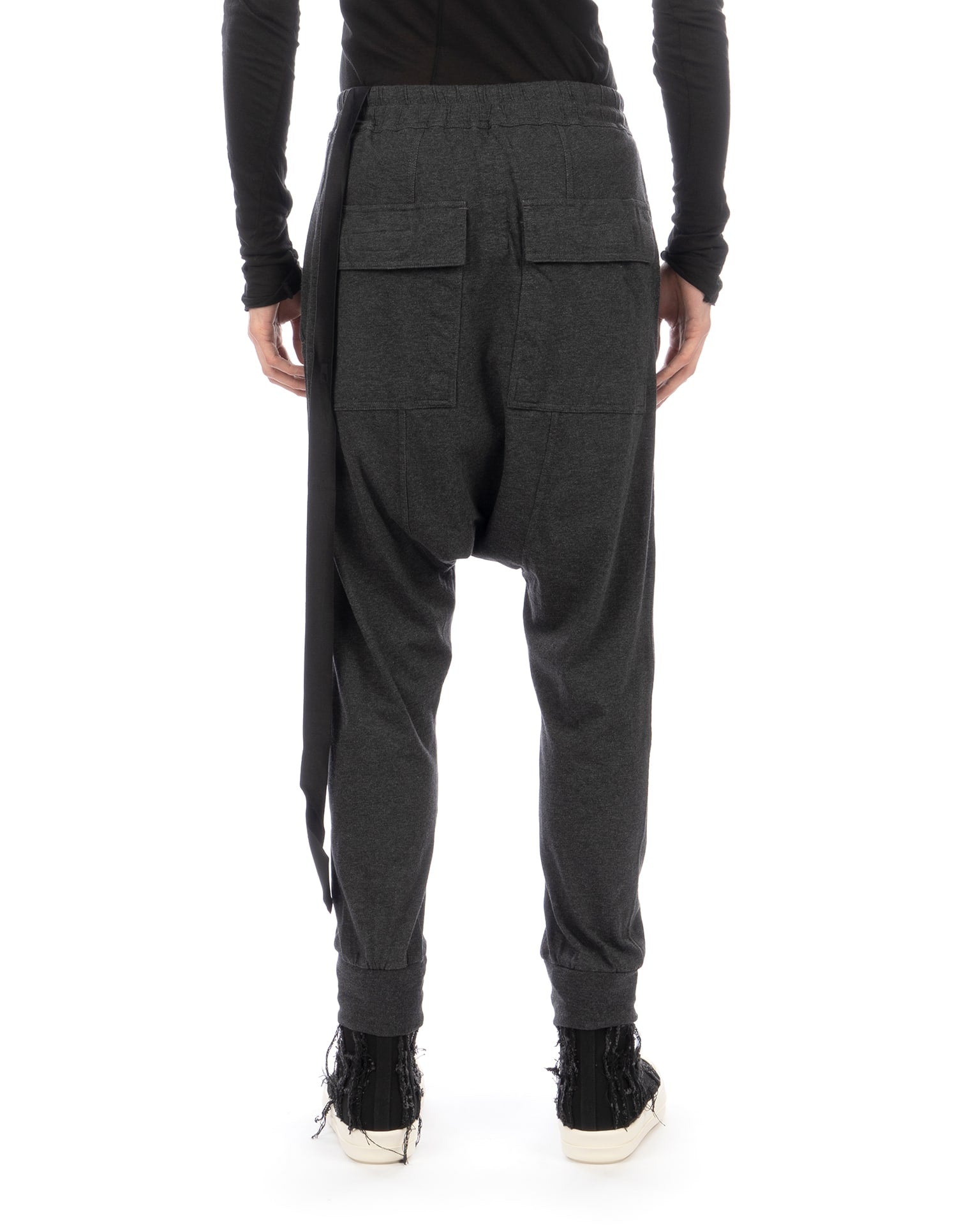 DRKSHDW by Rick Owens | Prisoner Pants Black Melange | Concrete