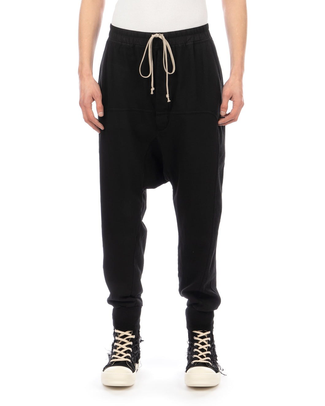 DRKSHDW by Rick Owens | Prisoner Pants Black | Concrete