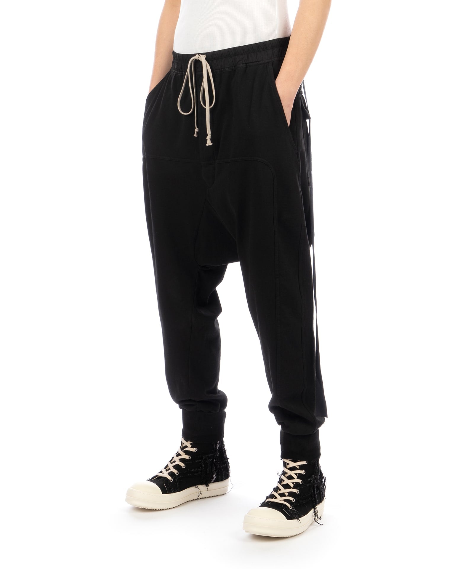 DRKSHDW by Rick Owens | Prisoner Pants Black | Concrete