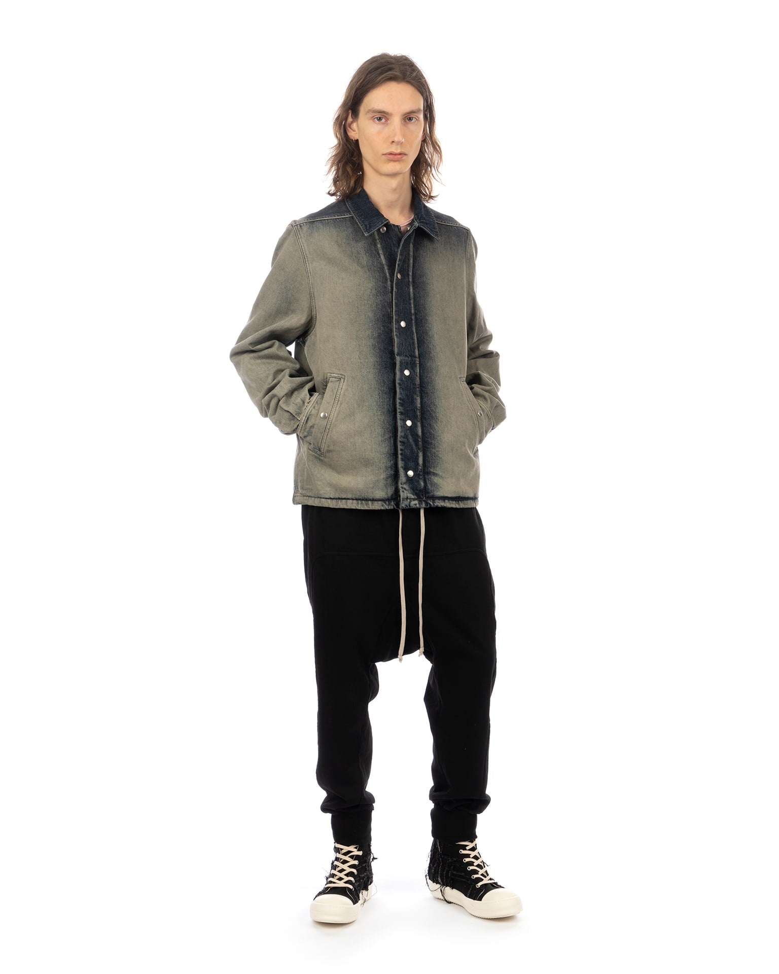 新品　RICK OWENS DRKSHDW SNAPFRONT ジャケット　M 新品 RICK OWENS DRKSHDW SNAPFRONT JACKET M - メルカリ