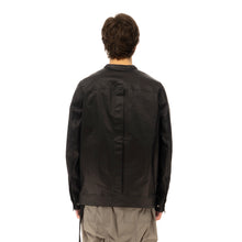 Load image into Gallery viewer, DRKSHDW by Rick Owens | Jumbo Trucker Caped Denim Jacket Black - Concrete
