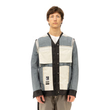 Load image into Gallery viewer, DRKSHDW by Rick Owens | Jumbo Trucker Caped Denim Jacket Black - Concrete