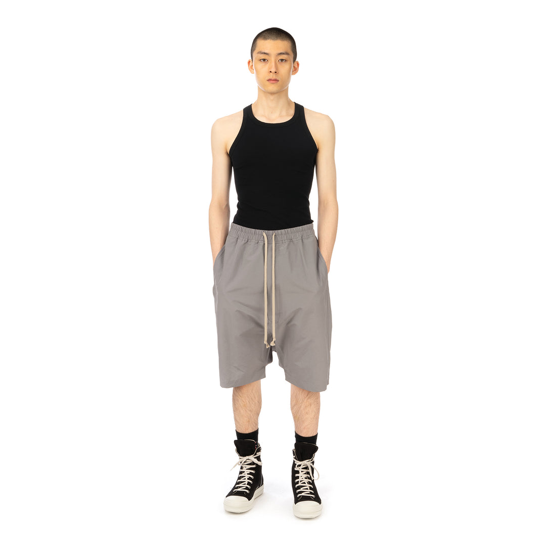 DRKSHDW by Rick Owens Pods Shorts Stone - Concrete