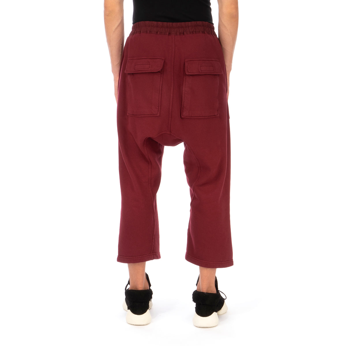 DRKSHDW by Rick Owens | Cargo Cropped Sweat Pants Bruise - Concrete