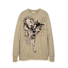 Load image into Gallery viewer, IH NOM UH NIT Embroidered Sweater - Pearls On The Back Taupe - Concrete