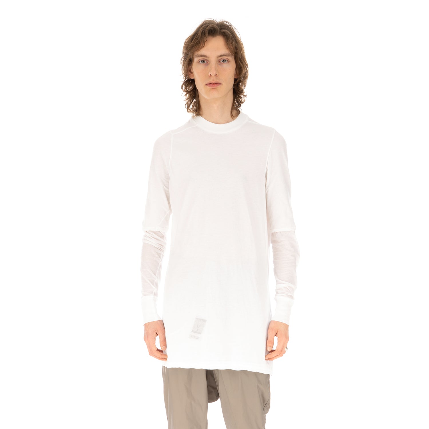 DRKSHDW by Rick Owens | Hustler Tee Chalk White | Concrete