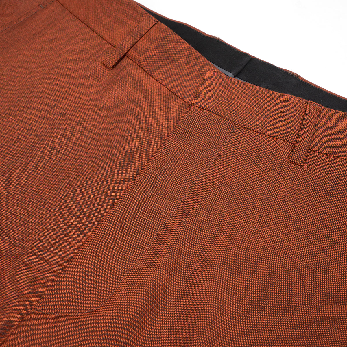 Danilo Paura 'Oler' Oversized Wool Pants Orange - Concrete