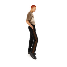 Load image into Gallery viewer, Danilo Paura &#39;Nelson&#39; Band Pant Black / Brown - Concrete