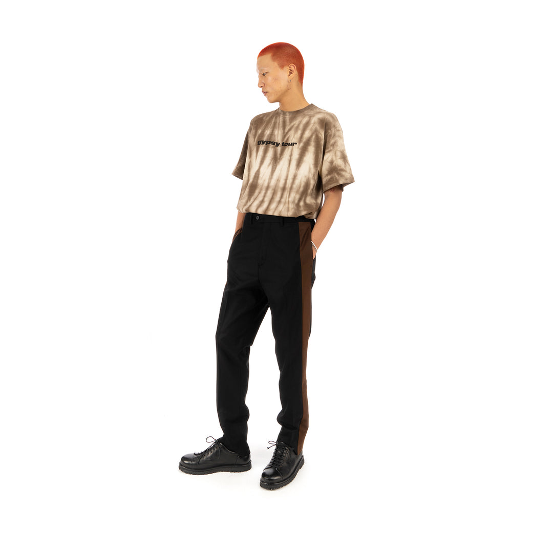 Danilo Paura 'Nelson' Band Pant Black / Brown - Concrete