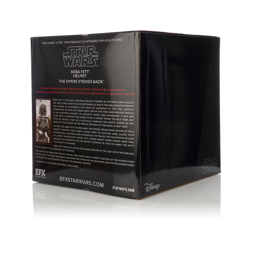 Star Wars | EFX Boba Fett Helmet 1:1 Precision Crafted Replica - Concrete