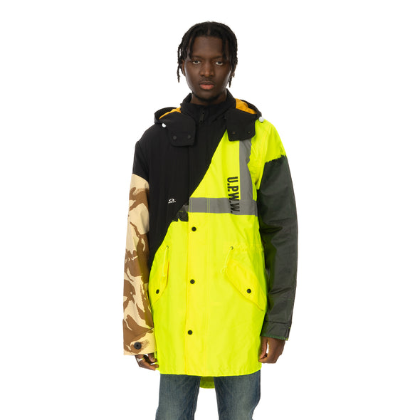 Duran Lantink for Concrete | Flash Long Coat Neon Yellow / Black - Concrete