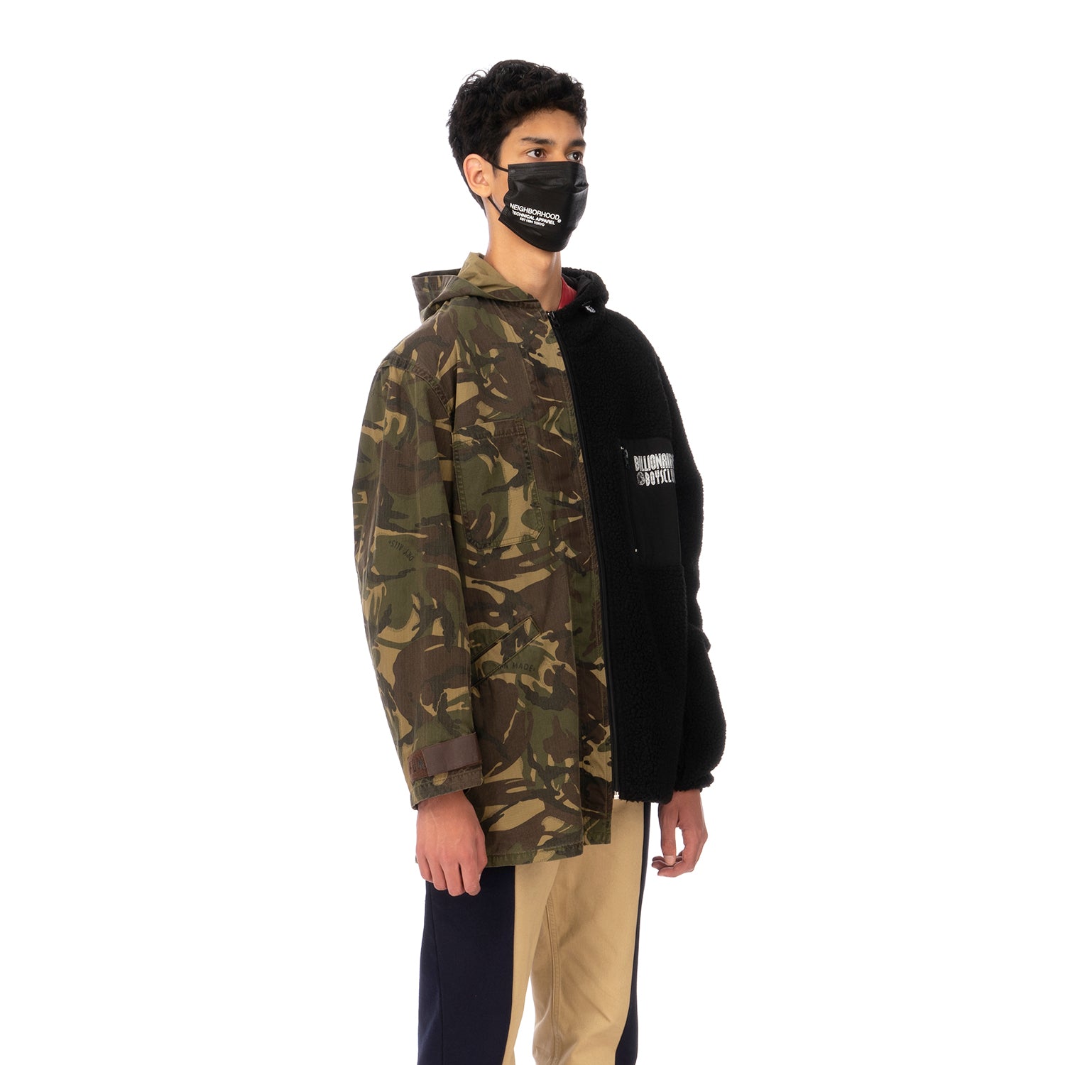 Duran Lantink for Concrete Fluffy Camo Jacket 1 Camo Black Concrete