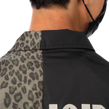 Load image into Gallery viewer, Duran Lantink for Concrete | Leopard Coach Jacket-1 Green / Black - Concrete