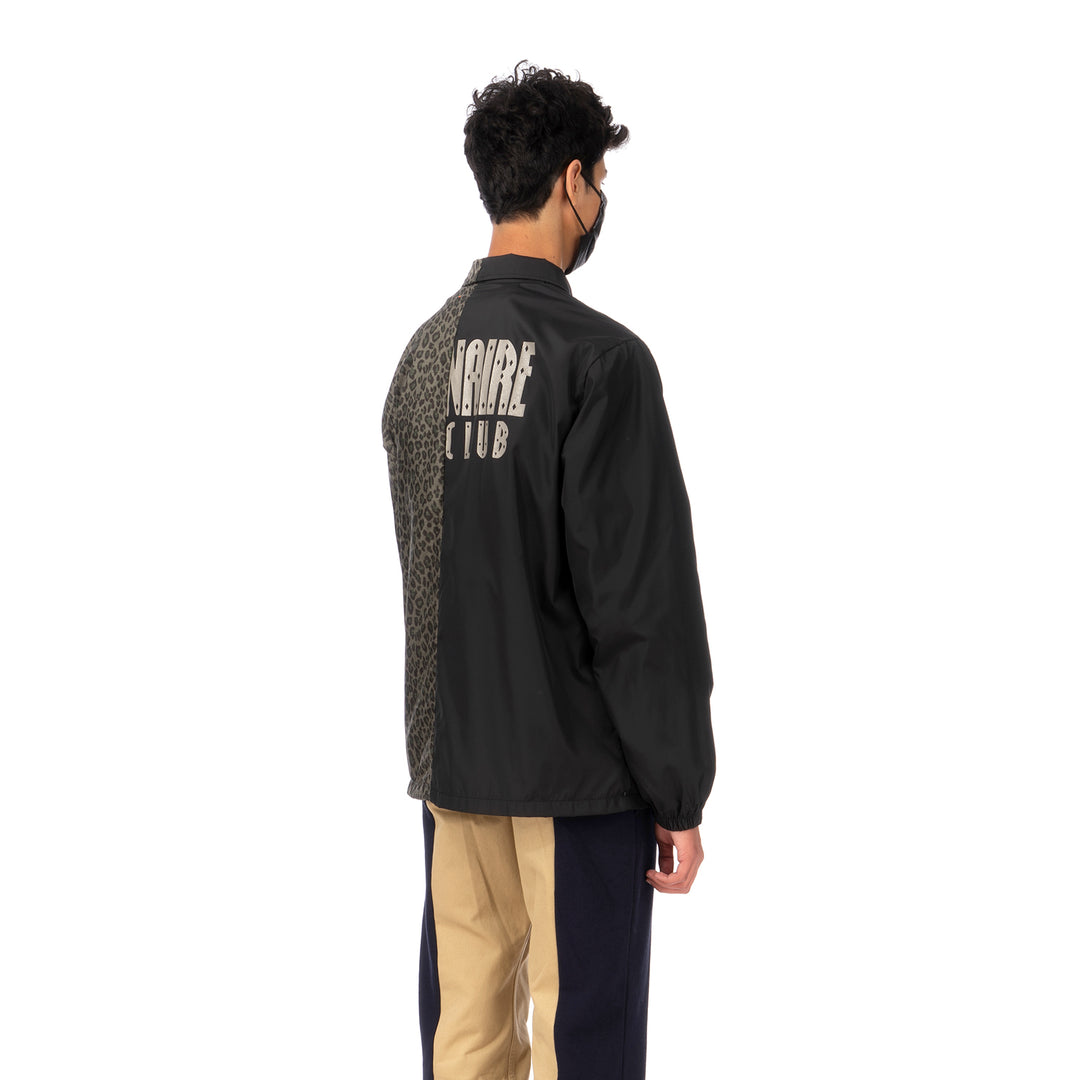 Duran Lantink for Concrete | Leopard Coach Jacket-1 Green / Black - Concrete