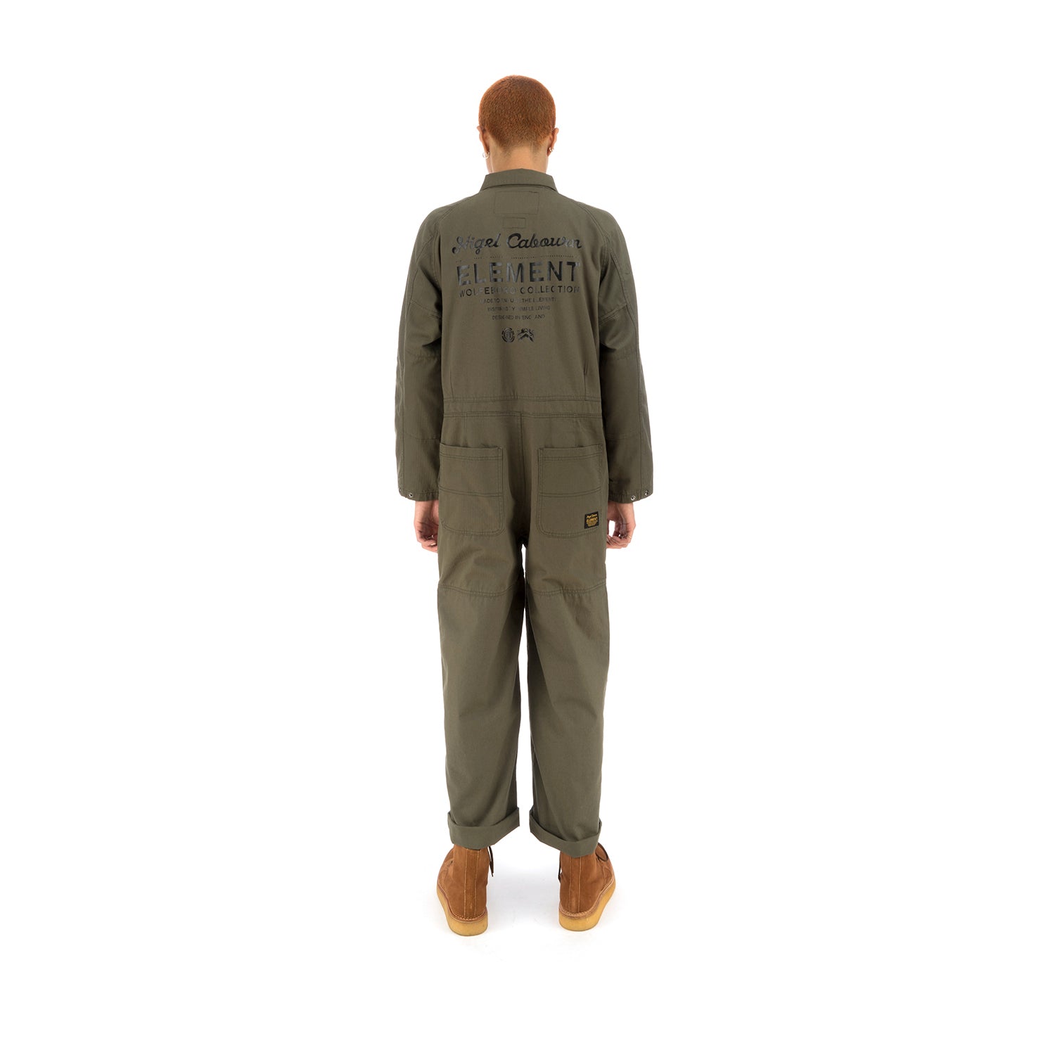 Element x Nigel Cabourn Sawyer Coverall Military Green