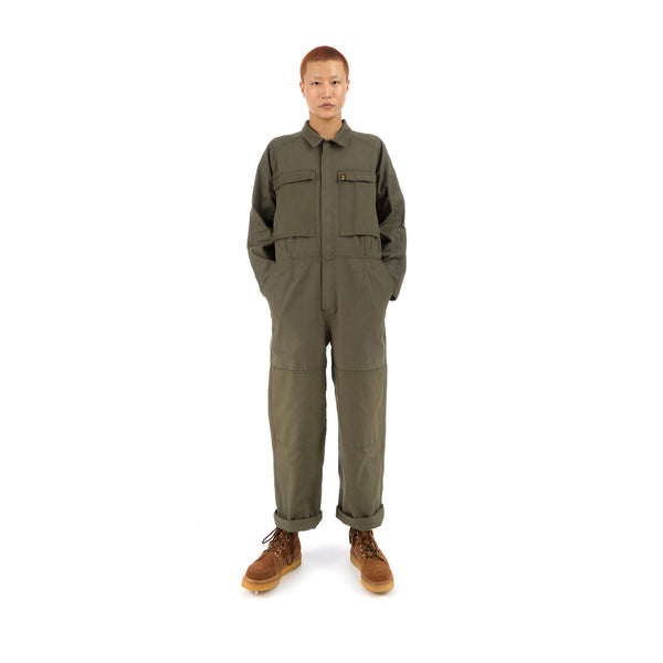Element x Nigel Cabourn Sawyer Coverall Military Green - Concrete
