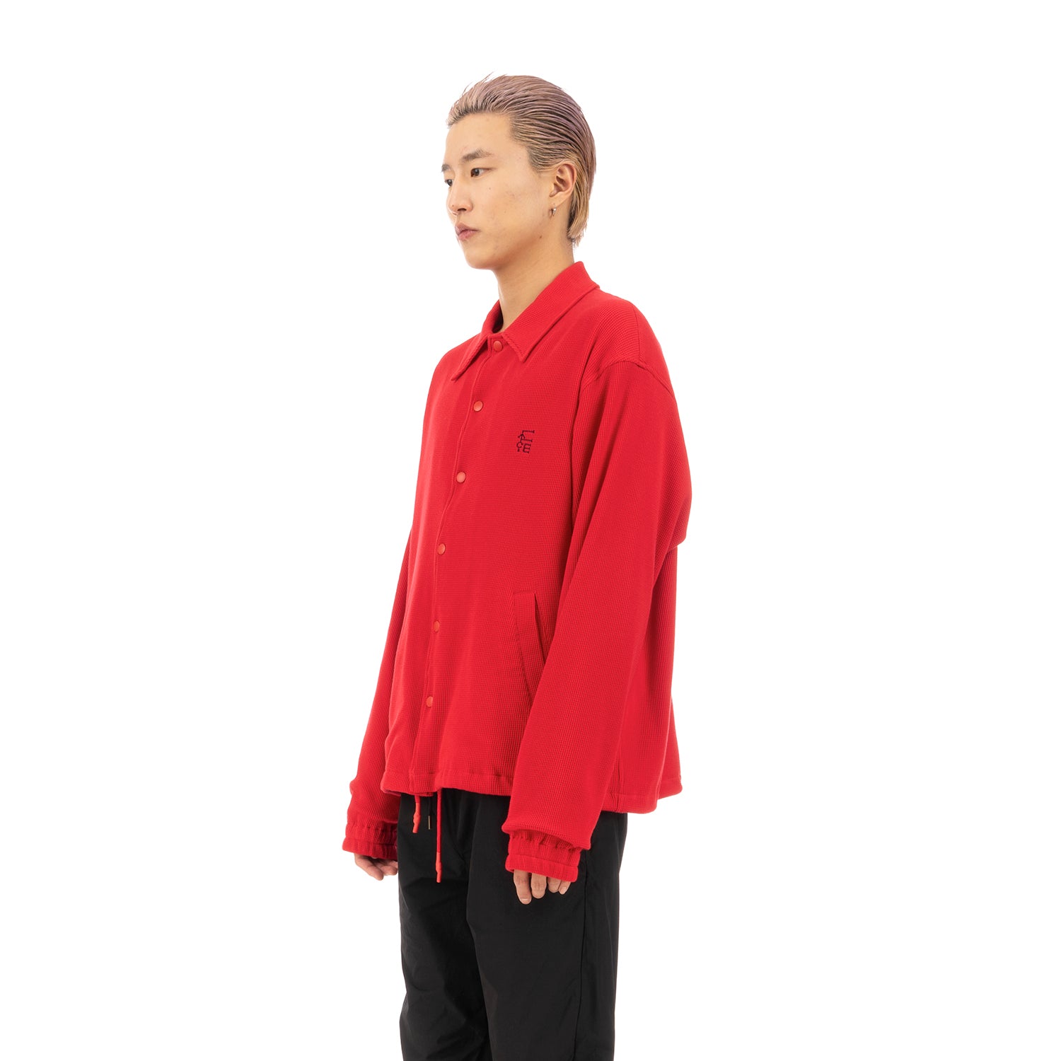 FACETASM Face Coach Jacket Red Concrete