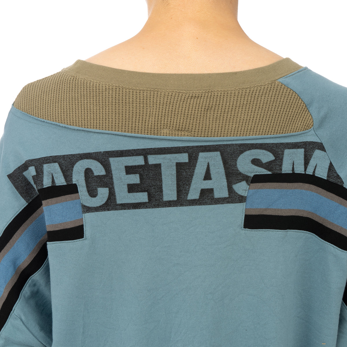 FACETASM | Layered T-Shirt Blue - Concrete