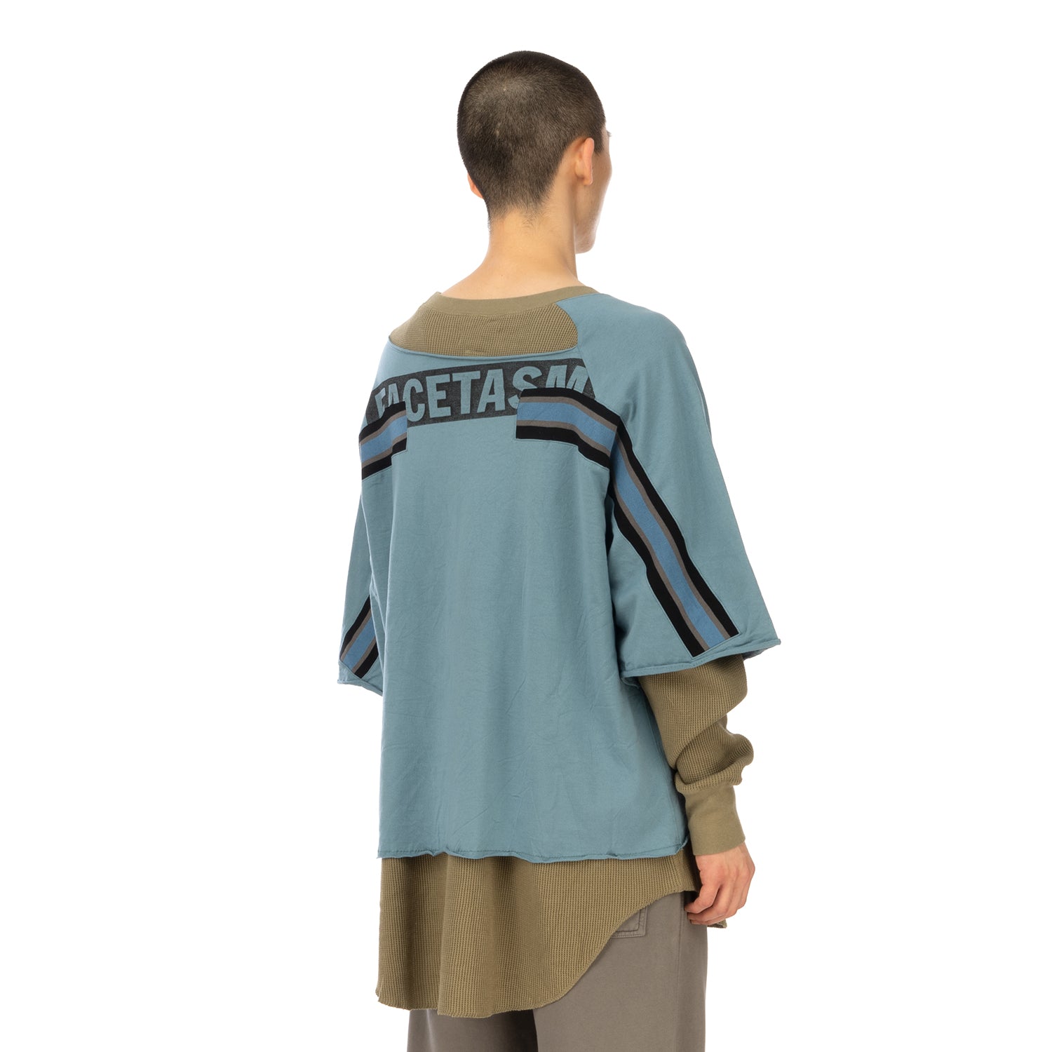 FACETASM | Layered T-Shirt Blue | Concrete
