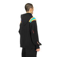 Load image into Gallery viewer, FACETASM | Neon Rib Hoodie Black / Blue - Concrete