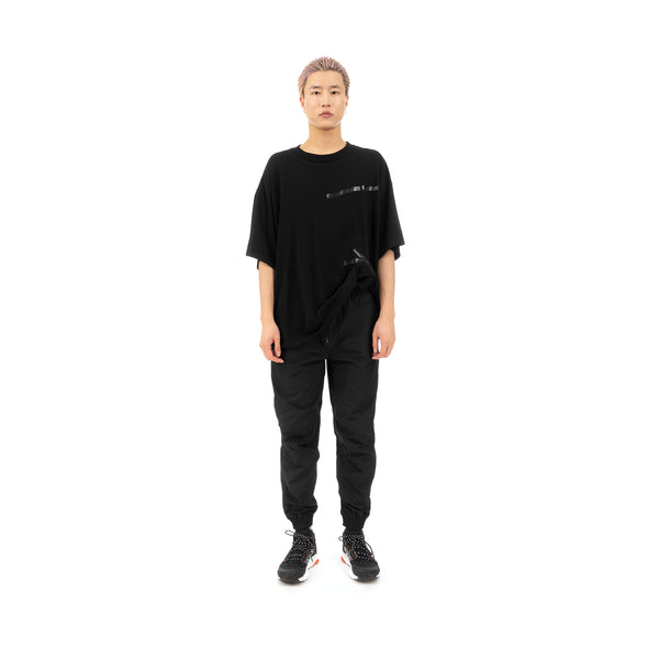 FACETASM | Sellotape Big T-Shirt Black - Concrete