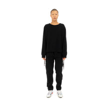 Load image into Gallery viewer, FACETASM | String Sweatshirt Black - Concrete