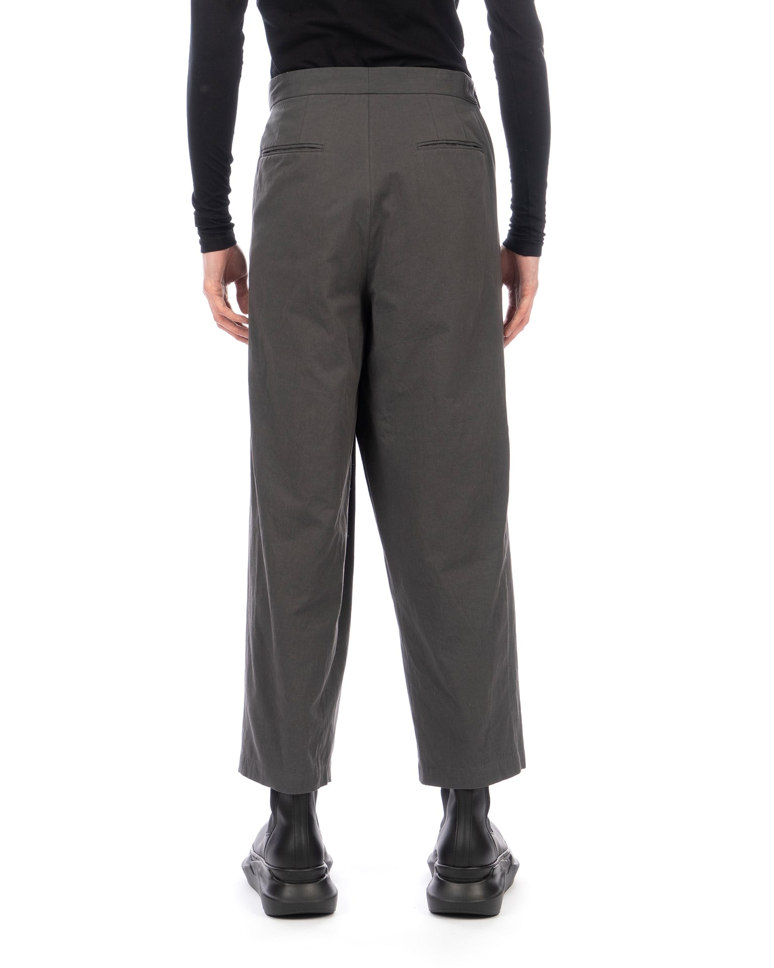 FACETASM | Plain Wrap Pants Charcoal | Concrete