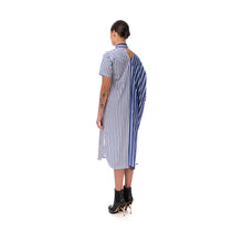 Load image into Gallery viewer, FACETASM | W Asymetry Dress Blue - Concrete
