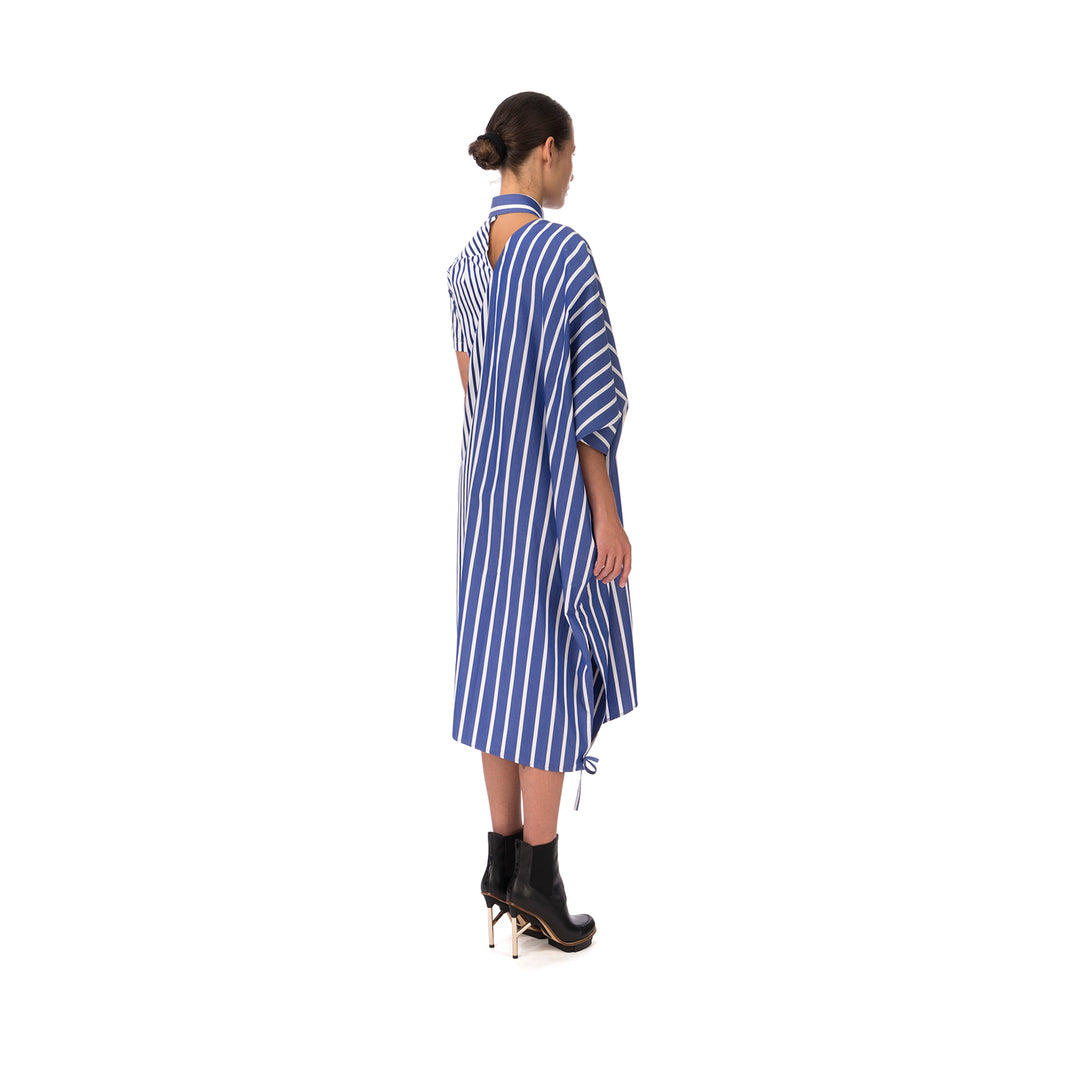 FACETASM | W Asymetry Dress Blue - Concrete