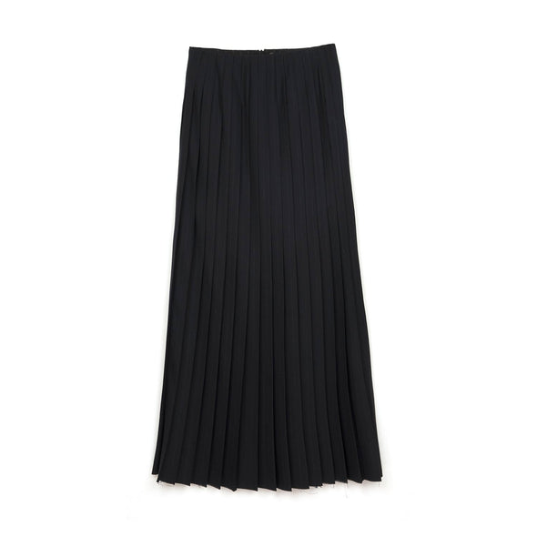 FACETASM | W Wool Skirt Black - Concrete