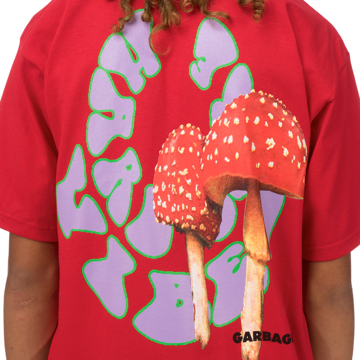 GarbageTV | Hard Core Vibes T-Shirt Red - Concrete