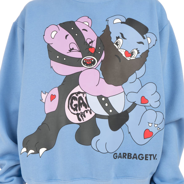 GarbageTV | Bondage Sweater Baby Blue - Concrete