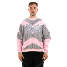Afbeelding in Gallery-weergave laden, GarbageTV | Jumping Jupiter Sweater Pink / Grey - Concrete